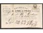 RECHNUNG =D.LOBL IN PRAG+KOLEK 5Kr /rok1870*c1152