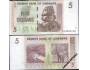 ZIMBABWE 5 Dollars 2007 P-66 UNC