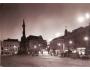 Olomouc cca 1960 Náměstí Míru v noci, jednozáběrová pohledni