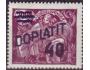 ČSR 1926 Doplatní Hospodářství a věda, přetisk 40/200 h, Pof