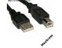 USB propojovací kabel A-B, 5 metru - tiskárna, skener ...