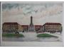 Ostrava, radnice, malba Bušek, 1939, VF