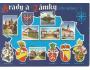 Hrady a zámky jižní Moravy, mapa erb znak 19-96**