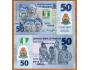 NIGERIA 50 Naira 2010 P-37 UNC-polymer-comm.