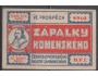 Krabičková ČSR 1918 - 45 domáce k.č. 118
