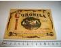 etiketa víno Coronila Praha Vysočany 1959