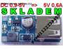 Impulzní zdroj měnič DC1-5V>5V 0,6A USB Step Up m