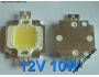 Výkonná SMD LED 10W 9-12V 800-900lm teplá bílá -A