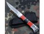 3022 Kapesní zavírací nožík chrom ocel dřevo 175mm