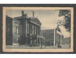 Pohlednice, nové německé divadlo, Praha