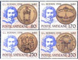 Vatikán 1980 Bernini, Michel č. 771-4 **