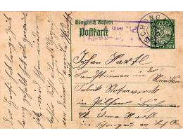 POSTKARTE  KONIGREICH BAYERN 1917