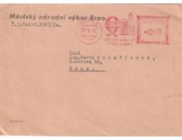 ČSR 1967 Brno 1 Dopis VO Městský národní výbor Brno