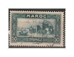 Maroko, francouzský protektorát 1933 Minaret Hrad Kasbah, Ra