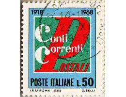 Itálie 1968 Poštovní šeková služba, Michel č.1289 raz.