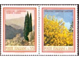 Itálie 1968 Stromy a keře, Michel č.1292-3 **