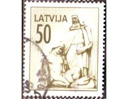 Lotyšsko 1992 Vaidalotis, socha, Michel č.331 raz.