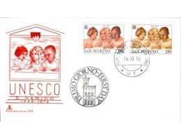 San Marino 1976 30 let UNESCO, Michel č.1123-4