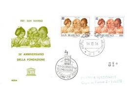 San Marino 1976 30 let UNESCO, Michel č.1123-4
