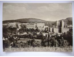 Gottwaldov továrny a obytné domy panorama 50. léta Orbis