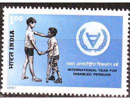Indie 1981 Rok invalidů, Michel č.866 **
