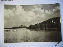 Máchovo jezero Staré Splavy přístav výletní loď 1958 Orbis