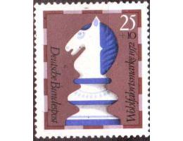 NSR 1972 šachová figurka koně, Michel č.742 **
