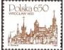 Polsko 1981 Pohled na město Wroclaw z r. 1493 dle dřevořezby