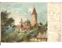 HRAD KŘIVOKLÁT = LITOGRAFIE /rok1900?*kb1995