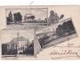 DIRNÁ ŠKOLA ZÁMEK POŠTA cca r. 1900 BEZ NAKL °54067J