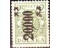 Polsko 1923 Znak - orel, přetisk hodnoty, Michel č.189 *N