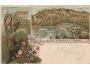 UNTERACH ATTERSEE +HOSPODA /ALPY= DOLOMITY=rok1897*BE3012