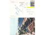 Francie 1958 Cannes pobřeží, barevná pohlednice prošlá pošt