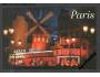 Paříž - Moulin Rouge v noci