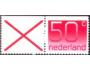 Nizozemsko 1982 číslice 50c + ondřejský kříž, Michel č.W 36 