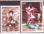 Japonsko 1992 Divadlo Kabuki, slavní herci, Michel č.2104-5