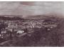 1960 Brno - celkový záběr z Červeného kopce, černobílá jedno