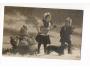 Vánoční děti,pes,saně r.1922 prošlá,U2/88