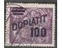 ČSR 1926 Doplatní, HaV přetisk 100/600h, Pofis č.DL47Ac, ra
