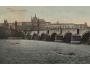 PRAHA KARLŮV MOST HRADČANY r.1910 NAKL. D.KOSINER ***P547
