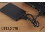 rámeček BOX na HDD 2,5 SATA externí, USB 3.0 černý