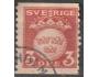 Švédsko 1920 Znak - 3 korunky, Michel č.125AW raz.,