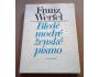 Franz Werfel: Bledě modré ženské písmo - Novela