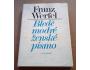 Franz Werfel: Bledě modré ženské písmo - Novela