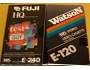 VIDEOKAZETY VHS  (sada 2 ks)