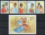 Zaire-Vánoce 1981-740/44+blok 41 **