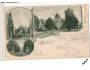 Šilheřovice zámek a brány s lidmi a povozem r.1902 SV 1/179