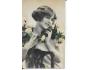 ŽENA-UMĚLECKÉ FOTO-KOLOROVÁNO / r.1925 / M366-173
