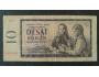 10 Kčs bankovka 1960 série M63 496986