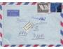 BRD 1965 Poštovní válka Vrácený dopis z ČSSR jako nepřípus